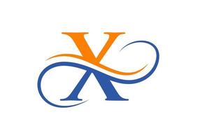 Initial Letter X Logo Design Template vector