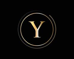Letter Y Logo for Luxury Symbol, Elegant and Stylish Sign vector