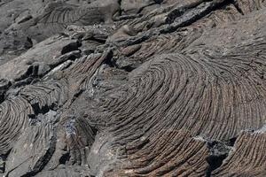 pico azores lava field by the sea detail photo