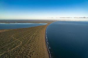 Mogote Peninsula La Paz Baja California Sur Mexico aerial view photo