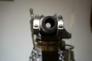 war machine gun close up photo