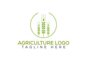 diseño de logotipo de agricultura. signo de agricultura, plantilla de vector de logotipo agrícola