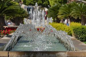 Murcia Spain consistorial house fountain photo