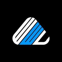 diseño creativo del logotipo de la letra wwu con gráfico vectorial, logotipo simple y moderno de wwu. vector