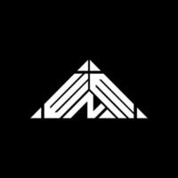diseño creativo del logotipo de la letra wnm con gráfico vectorial, logotipo simple y moderno de wnm. vector