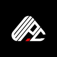 diseño creativo del logotipo de letra wpc con gráfico vectorial, logotipo simple y moderno de wpc. vector