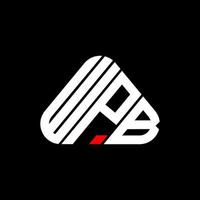 diseño creativo del logotipo de letra wpb con gráfico vectorial, logotipo simple y moderno de wpb. vector