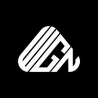 diseño creativo del logotipo de la letra wgn con gráfico vectorial, logotipo simple y moderno de wgn. vector