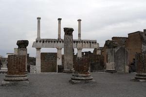 pompei ruins houses photo