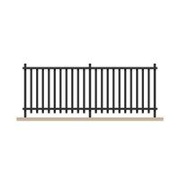 railing vector. railing on white background. wallpaper. free space for text. copy space. vector