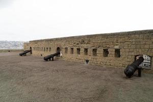 naples castle dell'ovo cannon photo