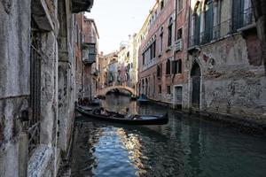 VENICE, ITALY - SEPTEMBER 15 2019 - Gondola ride in Venice photo