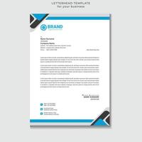 Letterhead Template Design vector