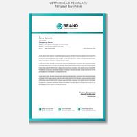 Letterhead Template Design vector