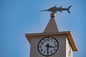 Porto Palo Sicily church swordfish weather vane photo