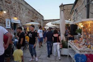 MARZAMEMI, ITALY - JULY 1 2018 - Old Sicily fishing village is one of the most beautiful 20 sea towns of Italy. photo