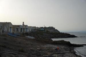 Porto Palo Sicily migrants landing zone photo