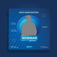 Creative Digital MARKETING And Corporate, business social media webinar banner design template vector