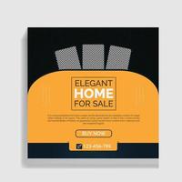 Creative Propessional Flat gradient colorful real estate banner design template vector