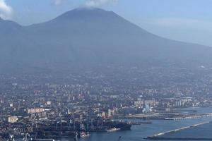 Naples aerial view panorama photo