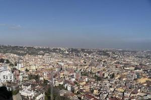 Naples aerial view panorama photo