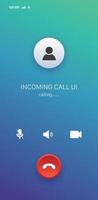 Incoming Phone Call Screen User Interface UI .For website and mobile apps vector illustration