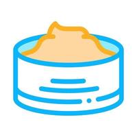 Protect Cream Container Icon Outline Illustration vector