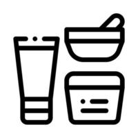 Cosmetic Container Tube Icon Outline Illustration vector