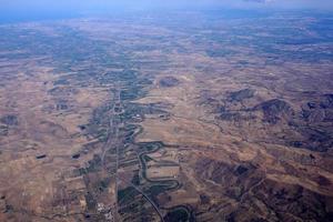 sicily catania etna volcano aerial view photo