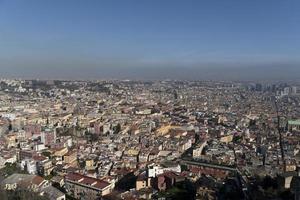 Naples aerial view panorama photo