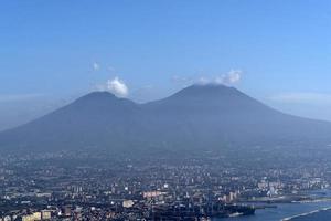 Naples aerial view panorama photo