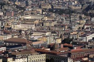 Naples aerial view panorama photo