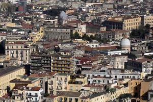 Naples aerial view panorama photo