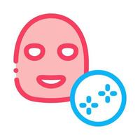 Shine Clean Face Mask Icon Outline Illustration vector