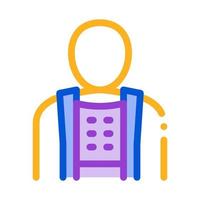 Orthopedic Belt For Spine Back Support Vector Icon