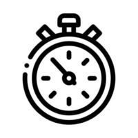 Competition Sport Stopwatch Icon Vector Outline Illustration