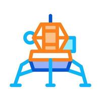 Manned Spacecraft Icon Outline Illustration vector