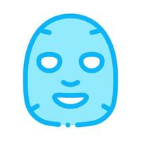 Facial Mask Skin Protect Icon Outline Illustration vector