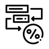 ilustración de esquema de vector de icono de concepto de esquema de bonificación