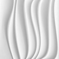 Wavy Silk Abstract Background Vector. White Or Silver Realistic Drape Texture Illustration vector