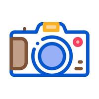 Camera Icon Vector Outline Illustration