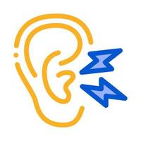 Earache Icon Vector Outline Illustration