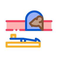 Mousetrap Icon Vector Outline Illustration