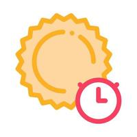 Sunburn Icon Vector Outline Illustration