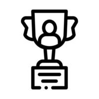 Goblet Human Talent Icon Vector Illustration