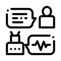 Connection Function Device Voice Control Icon Vector Illustration