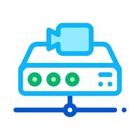 Digital Camcorder Icon Vector Outline Illustration