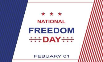 National freedom day background USA vector