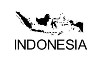 mapa de indonesia para aplicación, ilustración de arte, sitio web, pictograma, infografía o elemento de diseño gráfico. ilustración vectorial vector