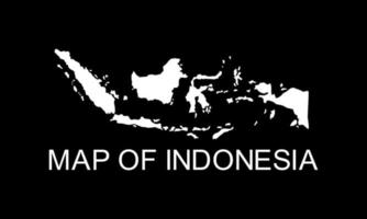 mapa de indonesia para aplicación, ilustración de arte, sitio web, pictograma, infografía o elemento de diseño gráfico. ilustración vectorial vector